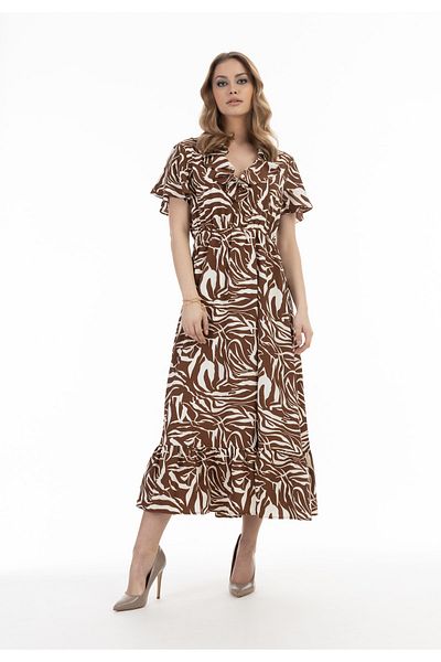Faina Kleid - Zebraprint