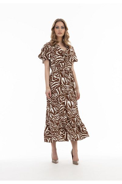 Faina Kleid - Zebraprint