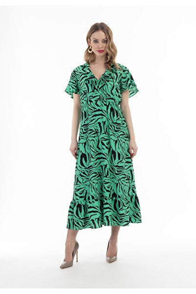 Faina Kleid - Zebraprint