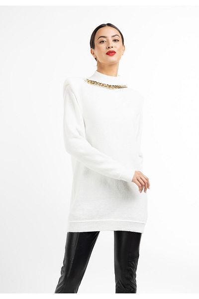 Faina Kuřácké boty Strickkleid