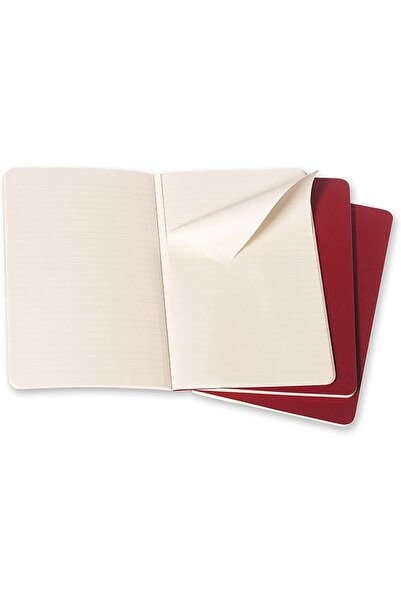 Moleskine Cahier Large 3-Piece Lined Journal Notebook, 13x21cm