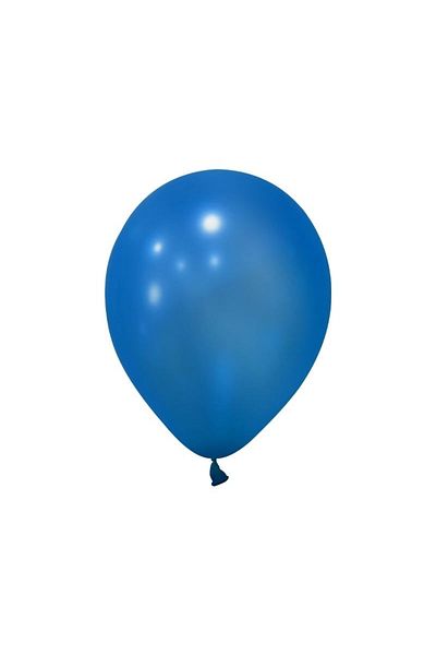 asöy Metallic Dark Blue Balloon 10 Pieces 12 Inch Standard Size 30 Cm Metallic Colored Party Balloon Birthday