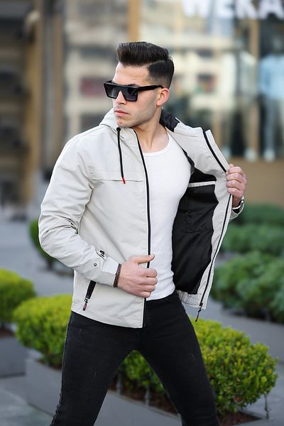 Helen Goods Ανδρικό εποχιακό μπουφάν New Season Hooded