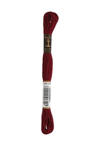 Anchor Anhcor (anchor) Muline Embroidery Thread 2 Pieces: 45