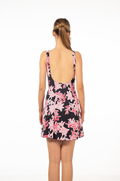 Estiva Women's Floral Print Dress Swimsuit