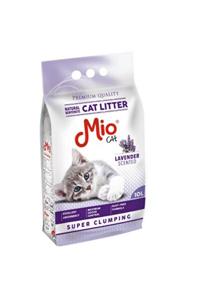 MİO 10 Lt Lavanta Ince Bentonit Kedi Kumu