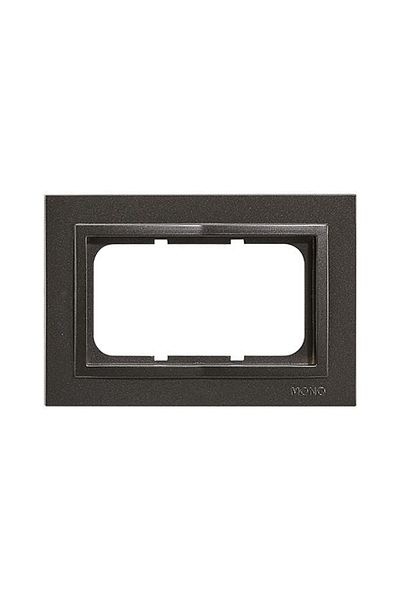 MONO 102- 200000 -165 Despina Smoked Double Socket Frame