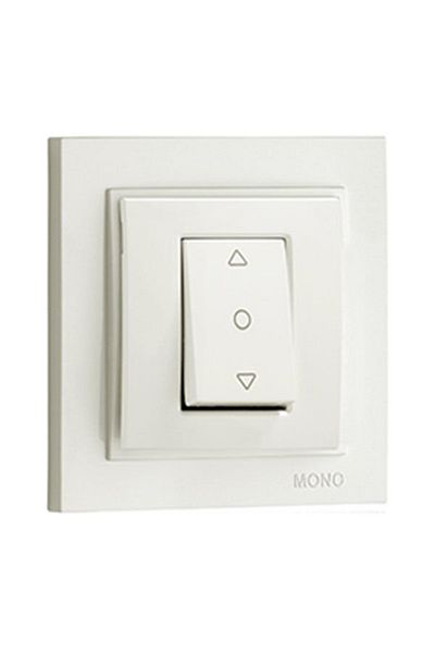 MONO 500- 000125 -159 Despina White One Button Blinds - Frameless