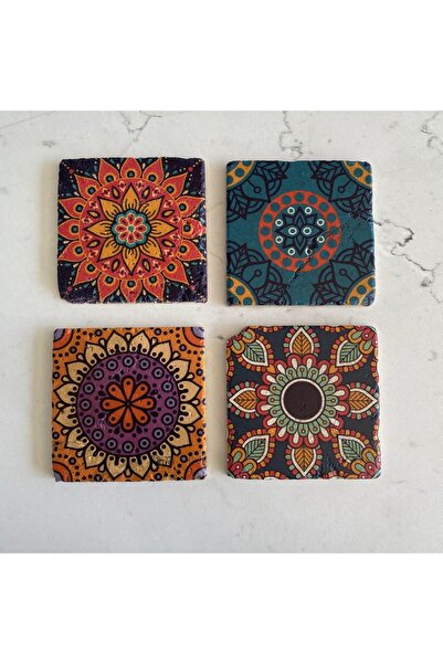 UNT Kamene podmetači Kamene podmetači - Set od 4 Mandala