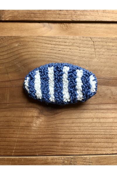 Volala Ручна робота Пунш-вишивка Смугаста шпилька для волосся