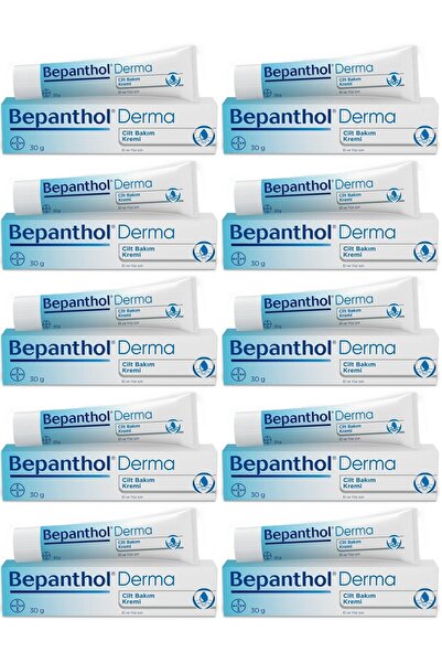 Bepanthol Cilt Bakım Kremi 30gr X 10 Adet L Tüm Cilt Tiplerine Uygun, El Ve Yüz Için Günlük Bakım