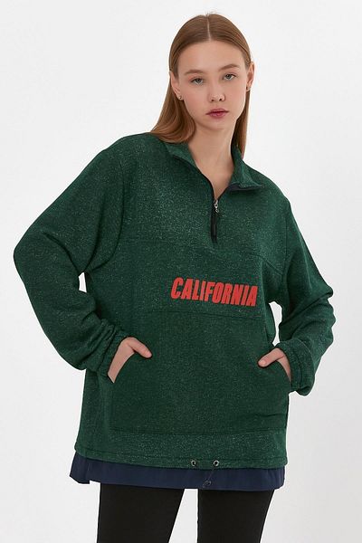 ALEXANDERGARDI Hanorac oversize imprimat cu garnitură (e23-61903)
