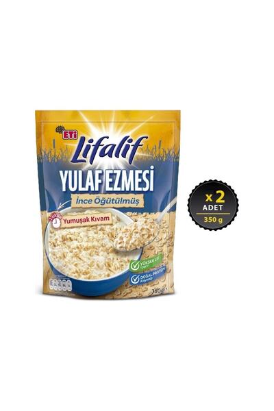 Eti Lifalif İnce Öğütülmüş Yulaf Ezmesi 350 g x 2 Adet