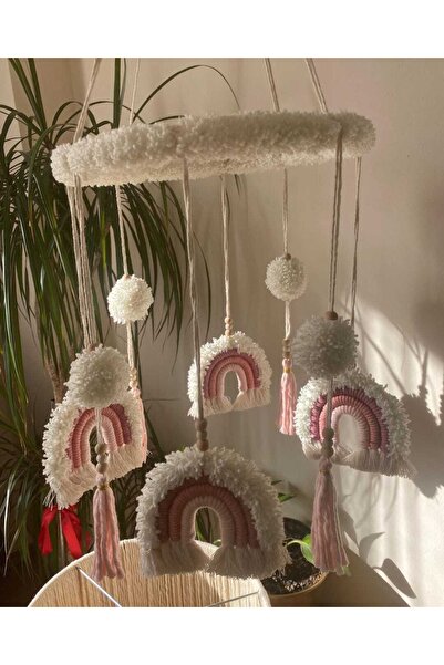 FN Makrome Dönence/bebek Odası Dönence Makrome Kapı Duvar Süsü