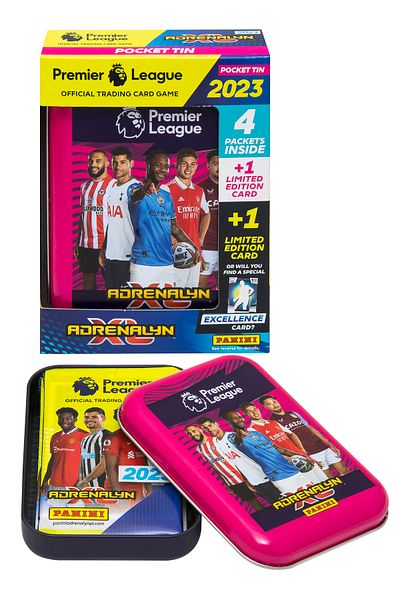 Panini Adrenalyn Premier League 2022-23 Tin Box red Box