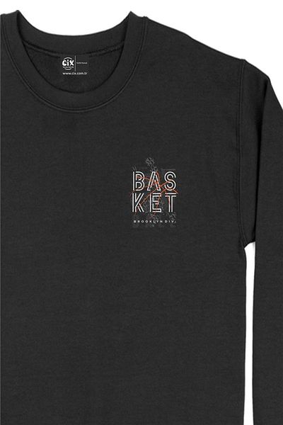 Cix Φούτερ με στάμπα με σχέδιο τσέπης Basket Legends