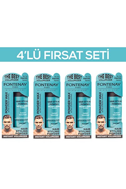 Fontenay Saç Şekillendirici Pudra Toz Wax Mat Effect X4 20gr 4'lü Wax Set