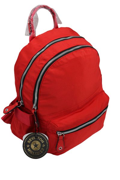 Bevitton Diagonel Fabric Women's Medium Size Imported Red Backpack 5350