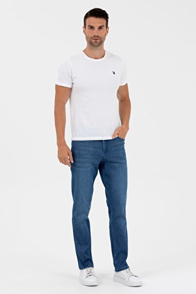 U.S. Polo Assn. U.s. Polo Erkek Simfit Denim Pantolon 1583369 Keon-a 021 Açık Mavi