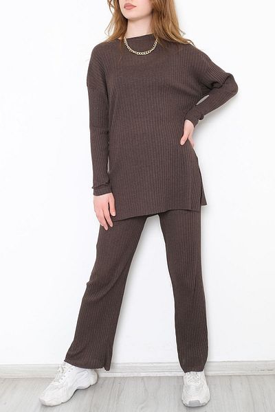 Lukas Acıkahve Long Sleeve Corded Suit - 10147.1567