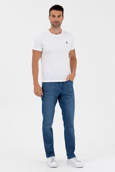 U.S. Polo Assn. Βάση. Ανδρικό τζιν παντελόνι Polo Slimfit 1588722   Corda 023 Σκούρο Μπλε