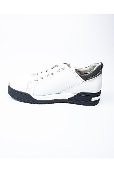 MARCOMEN 17369 White Leather Men's Casual Shoes