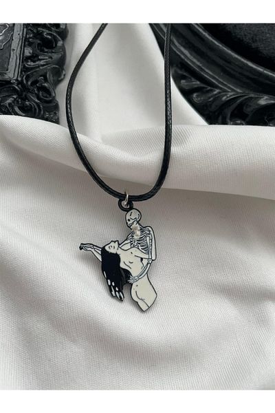 Planet Butik عشاق قلادة العشاق المعدنية