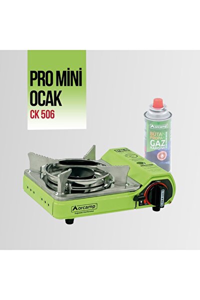 Orcamp Ck-506 Mini Tekli Kamp Ocak Çantalı Gaz Stop Emniyetli