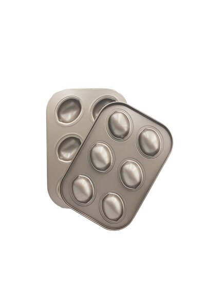 PASTRY PLANET Metal 6lı Limon Kek Kalıbı