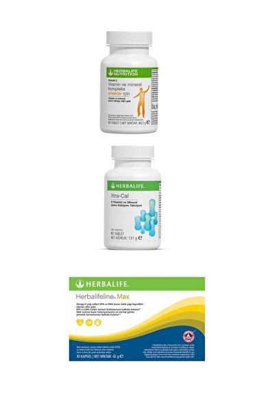 Herbalife Vitamin Destek Erkekler Için (kalsiyum, Omega, Erkek) Set