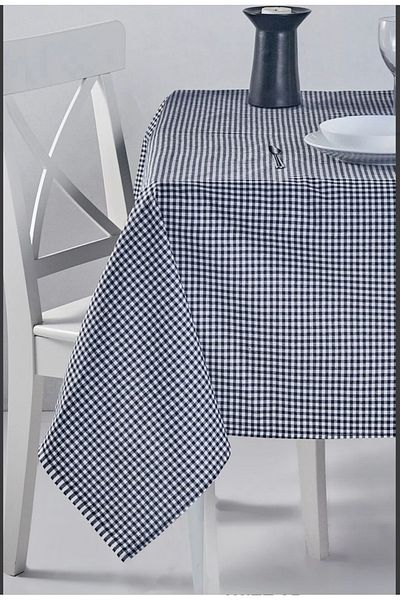 KAMİZ Piti Checkered Tablecloth - Table Cloth - Picnic Cloth 170x170