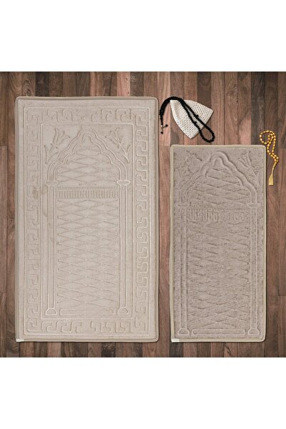 Veldena Diz Ağrıtmayan Kadife Anne Kız Seccadesi