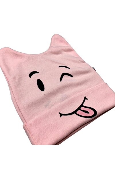 Cramer قبعة أطفال قطنية ممشطة ومطبوعة بوجه مضحك مع أذنين (شريط أمامي مزدوج ال...