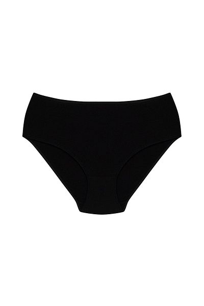 pink mood Πλήρης σύντομη Bato Slip High Waist 3 Πακ