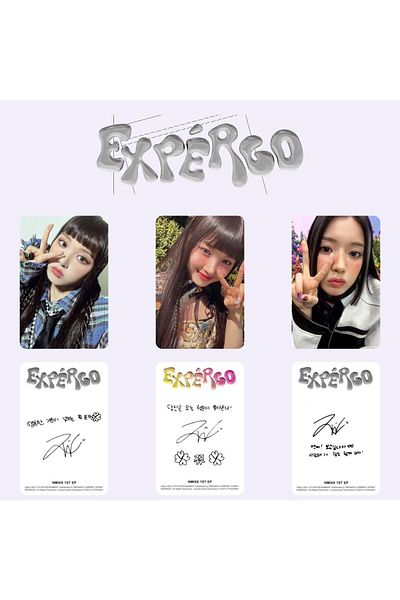 Kpop Dünyasi Nmıxx Jiwoo ''Expergo'' Album Card Set