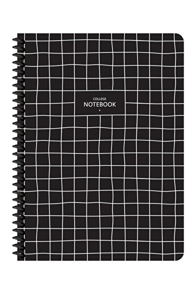 KESKİN COLOR Caiet cu spirală pentru facultate, fără linii, 16x22 cm, alb, 80...