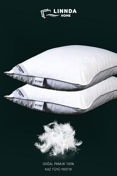 Linnda Home Μαξιλάρι με πούπουλα χήνας Innovia Soft (2 τεμάχια)