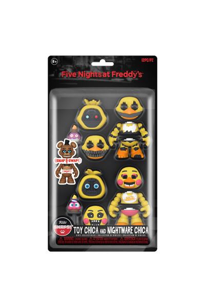 Funko Φιγούρες Five Nights at Freddy's Snap Nightmare Chica & Toy Chica 9 εκ.