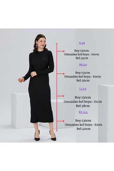 brako tekstil Rochie lungă, neagră, cu decolteu, drept, strâns