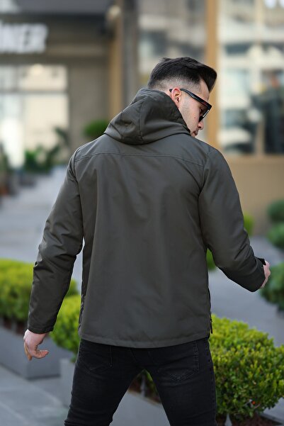 Helen Goods Yeni Sezon Kapüşonlu Erkek Mevsimlik Ceket