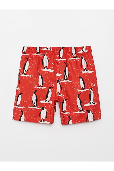 LC Waikiki Boy - Printed and Elastic Waist Swim Shorts