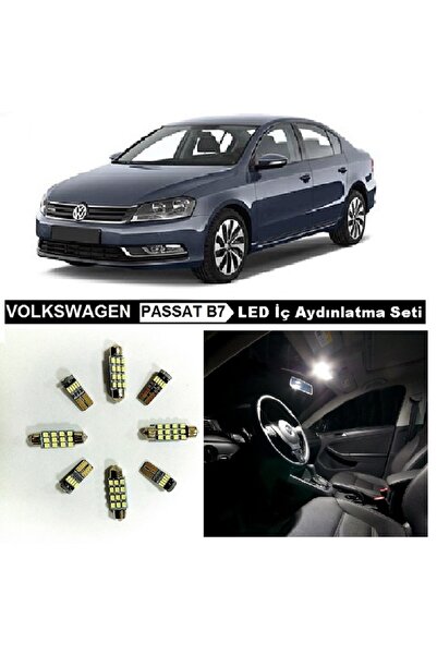 Fardoktoru Vw Passat B7 Komple Beyaz Led Iç Aydınlatma Ampul Seti