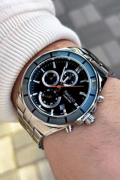 Ferrucci Function Fcf.13674fm.02 Multi Function Men's Wristwatch 3 Atm Waterproof