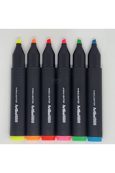 artline Ek-660n 6-Piece Highlighter Set