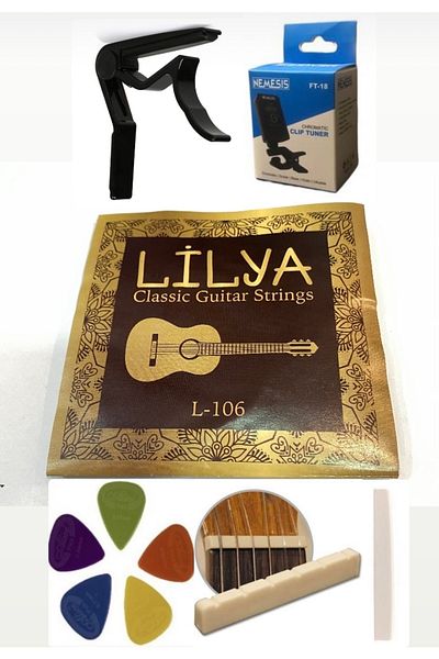 şenses müzik market Lilya Classic Guitar String Economical Set of 6