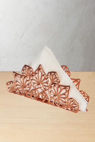 VENON Home Napkin Holder Motif Copper