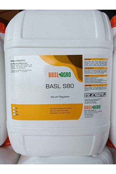 BASLAGRO S80 Sıvı Elementel Kükürt 20 Lt Ph Regülatörü Rojtarım