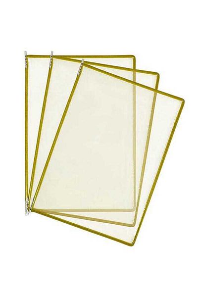 Kaizen Market 10 Pieces A4 Vertical Fireplace Desktop Unit Yellow