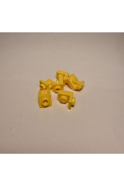 LEGO Original Custom Moc Creator Reverse Connection Part Bracket 1 X 1 Yellow 4 Pieces Will Be Sent