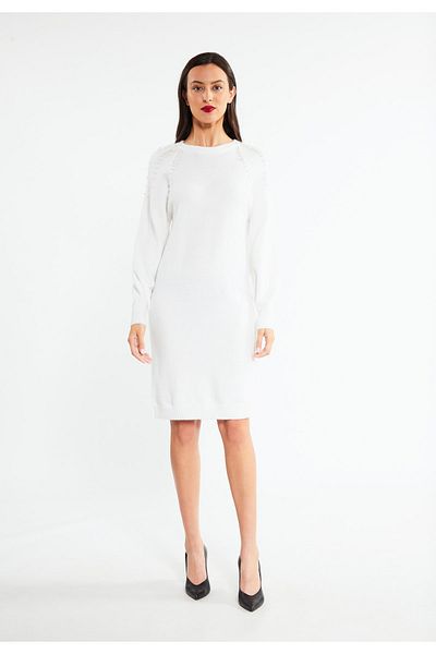 Faina Strickkleid Tuxedo